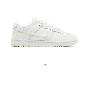 Nike Dunks Low White sail color way size 7.5